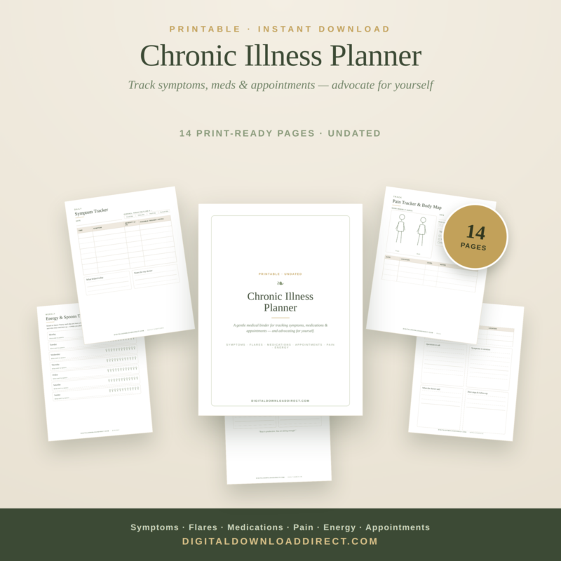How Do You Track Chronic Pain and Symptoms? (Printable Trackers That Help)