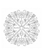 Spooky Halloween Mandala Coloring Book – 39 Printable Pages for Adults