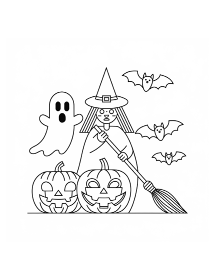 Horror Halloween Coloring Book – 69 Printable Scary Pages for Adults