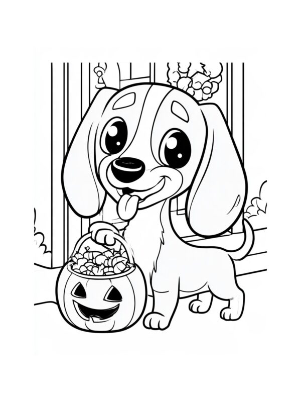 Dachshund Coloring Pages: Free Printable Doxie Designs to Download & Color