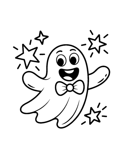Creepy Halloween Coloring Book for Kids – 65 Bold & Easy Pages