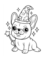 French Bulldog Halloween Coloring Book – 50 Adorable Costume & Trick or Treat Pages